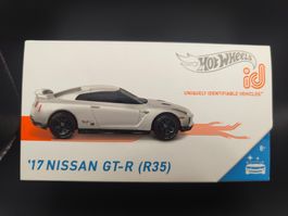 Hot Wheels id `17 NISSAN GT-R (R35)